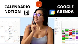 Calendário Notion x Google Agenda [upl. by Eseret]