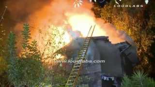 Fourplex Hillside House Fire  Mount Washington RAW FOOTAGE [upl. by Llamaj]