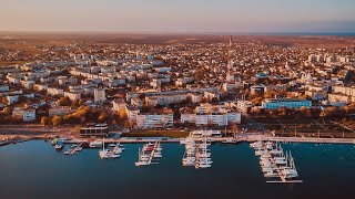 FLYING OVER MANGALIA  short relaxing 4K drone film  DJI MAVIC AIR [upl. by Alenas]