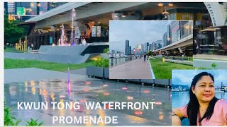 EXPLORING KWUN TONG WATERFRONT PROMENADE AT KOWLOON HONG KONG Arlyn Aquino Vlog [upl. by Aimahs]