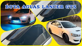 BOTA AGUA 💦 o DEFLECTORES PARA LANCER GTS [upl. by Ralyks]