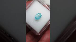 208ct Natural Greenish Blue Paraiba Tourmaline from Mozambique Africa CertificateAppraisal GAL [upl. by Mharba]