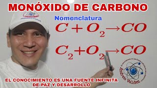 MONÓXIDO DE CARBONO  NOMENCLATURA ÓXIDO DE CARBONO II ANHÍDRIDO CARBONOSO [upl. by Kurland478]