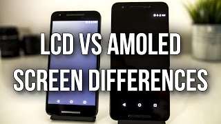 Differences Between AMOLED and LCD Screens  Test With Nexus 6P And 5X [upl. by Frasier]