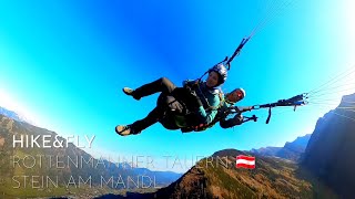 Hikeampfly 🥾🪂 Rottenmanner Tauern 🇦🇹 Stein am Mandl [upl. by Nnairahs598]