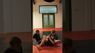 Heel hook from cross ashi bjj jiujitsu mma grappling [upl. by Webb]