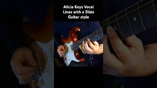 Alicia Keys  Fallin  slide guitar solo fender neuraldsp aliciakeys slideguitar guitar [upl. by Han]