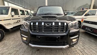 Black mafia🖤 Mahindra Scorpio s11 top model 2024 review ₹2029 lacs SiddharthChauhanx [upl. by Harlie]