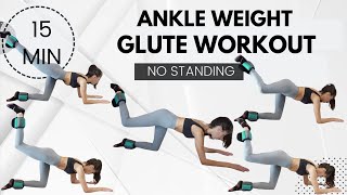 Ankle Weight Glute Workout  Ankle Weight Pilates  Ankle Weights for Glutes  Ankle Weights [upl. by Nelubez697]