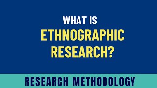 Ethnographic Research Examples Methods Uses Pros amp Cons [upl. by Ariait]