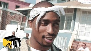 Tupac on Growing Up Poor His Rise to Fame amp His Future 1995  MTV News [upl. by Nitsruk]