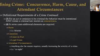 Introduction to Criminal Justice  Modern Criminal Law Part I [upl. by Silohcin]