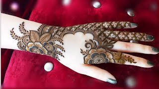 Back Hand Mehndi Design  Eid Mehndi designs  bridal mehndi  mehandi  mehndi ke design  mehendi [upl. by Ahsakal237]