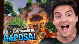 CONSTRUÍ UM SANTUÁRIO PRAS RAPOSAS NO MINECRAFT 136 10 [upl. by Cheria424]