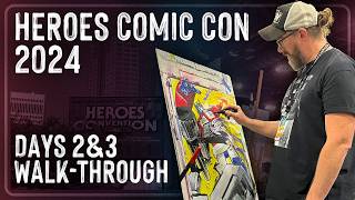 Heroes Con 2024 Day 2 amp 3 Recap and Artist Spotlights  Rugg Saviuk Wayshak  more [upl. by Airetas]