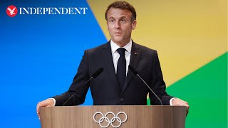 Watch again Macron meets world leaders in Paris on day of Olympics 2024 opening ceremony [upl. by Sert4]