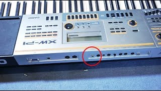 How to repair a damaged socket on Casio XWP1  XWG1 keyboard [upl. by Tarazi358]