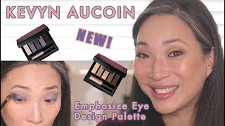 KEVYN AUCOIN  Emphasize Eye Design Palette Review Swatches Demo [upl. by Olram]