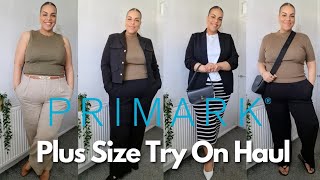 PRIMARK PLUS SIZE TRY ON HAUL SPRING SUMMER COLLECTION 2024 [upl. by Lopes]