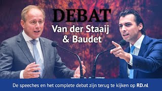 Van der Staaij SGP en Baudet FvD in debat over de problemen van Nederland  Complete debat [upl. by Laerol]