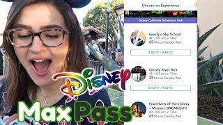 Using Disney MaxPass at Disneyland [upl. by Lapointe195]