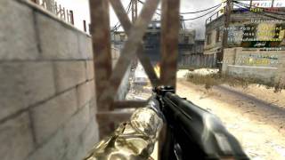 CoD4 ProMod  Backlot Mid Round Nades [upl. by Lirbij]