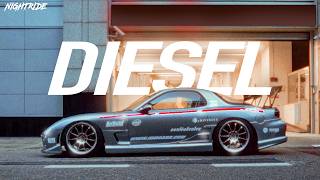 MAZDA RX7 FD with DIESEL  Nightride [upl. by Elocn]