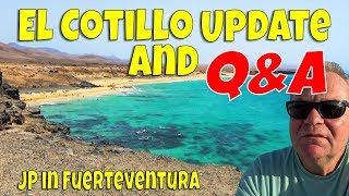 El Cotillo News and Walkabout plus a living in Fuerteventura QampA [upl. by Nirhtak]