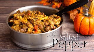 Easy Homemade Bread Stuffing in the Ninja Foodi or IP Duo Crisp [upl. by Spanjian257]