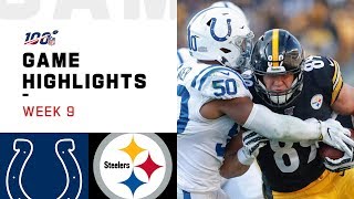 Colts vs Steelers Week 9 Highlights  NFL 2019 [upl. by Dor810]