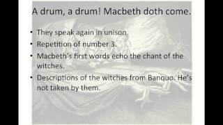 Macbeth Act1 Scene3 Analysis [upl. by Novelia]