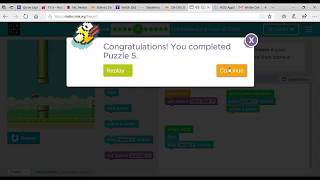 Flappy Bird Hour of Code Walkthrough [upl. by Llenrahs]