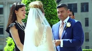 Standard Secular Wedding Ceremony by officiant Veronica Moya [upl. by Leuqer]