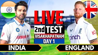 India vs England 2nd Test  India vs England Live  IND vs ENG Live Score amp Commentary Session 3 [upl. by Convery]