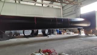 BS EN10219 S355JOH SSAW Steel Pipe shipment [upl. by Natsirk525]