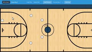 Create First Basketball Playbook and Play [upl. by Atnoed]