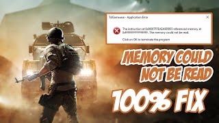 100 FIX  quotMemory Could Not be Readquot  PUBG PC 2023  Steam  HECTIC10 [upl. by Drew]