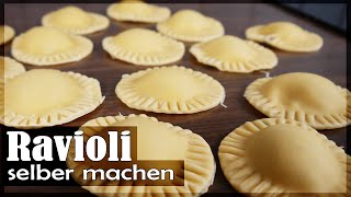 Selbstgemachte Ravioli mit PilzRicottaFüllung  ganz leicht [upl. by Cuthbertson953]