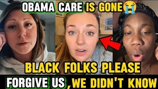 WHITE FOLKS Crying To BLACK FOLKS After Voting Against Obama Care amp It BACKFIRES africanamerican [upl. by Edrahs54]