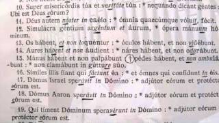 Psalmus 113a 114  In exitu  Antifona DEUS AUTEM NOSTER Studio di Giovanni Vianini Milano It [upl. by Salmon]