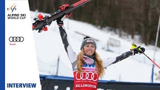 Mikaela Shiffrin  quotA really big fight in the 2nd runquot  Ladies Slalom  Killington  FIS Alpine [upl. by Emor]