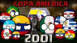 Asi fue la COPA AMERICA Colombia 2001  countryballs [upl. by Ettesus809]