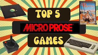 Top 5 Alltime Microprose Games for the Commodore 64 [upl. by Morie]