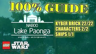 Lego Star Wars The Skywalker Saga Guide Naboo Lake Paonga Collectibles [upl. by Enialb]