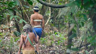 Silent Hiking 62 Miles to an Amazon Jungle Tribe [upl. by Irma]