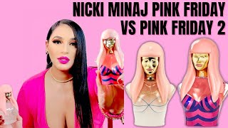 Nicki Minaj Pink Friday Perfume vs Pink Friday 2 Perfume Review [upl. by Eentrok]