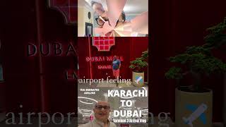 Karachi to Dubai My Emirates Journey amp Luggage Drama Shorts [upl. by Onid]