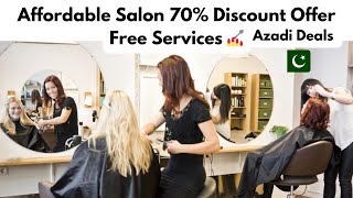 Affordable amp Best Salon in karachi  Free Services  skin care  Hair care [upl. by Zachary948]