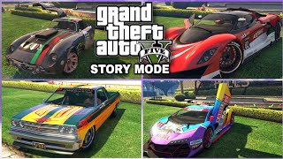 2024 CARS LIVERY GTA 5 STORY MODE [upl. by Repooc]