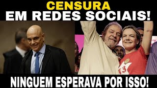 PT retoma ideia de censurar redes sociais Desejos de Gleisi hoffmann e Moraes são atendidos REACT [upl. by Philis]